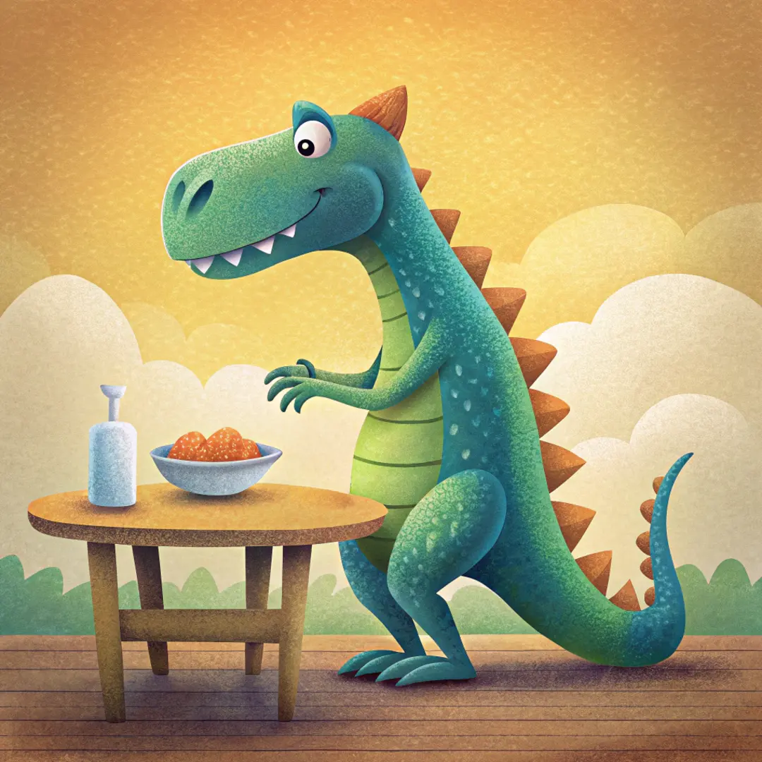 dino-eating